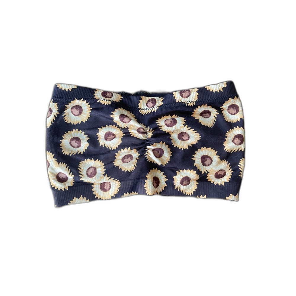 Urban Outfitters Sunflower Bandeau Tube Top S/M Boho Festival Crop Top